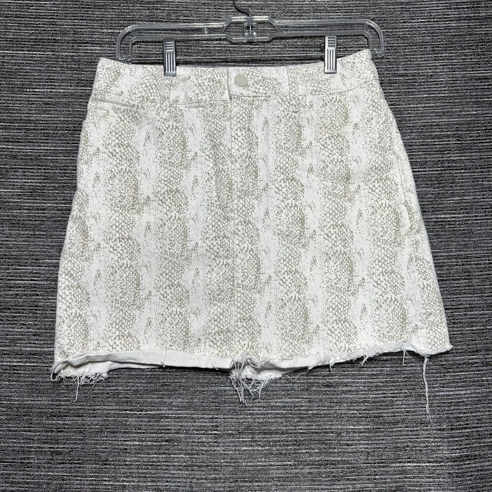 Paige Jamine Skirt Women's Size 27 Raw Hem Sonoran Snake Summer